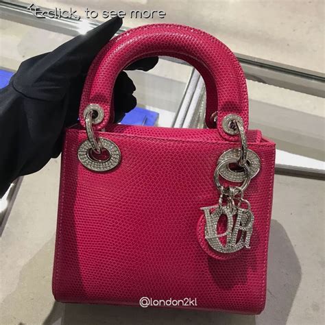 pink lizard lady dior|lady dior bag.